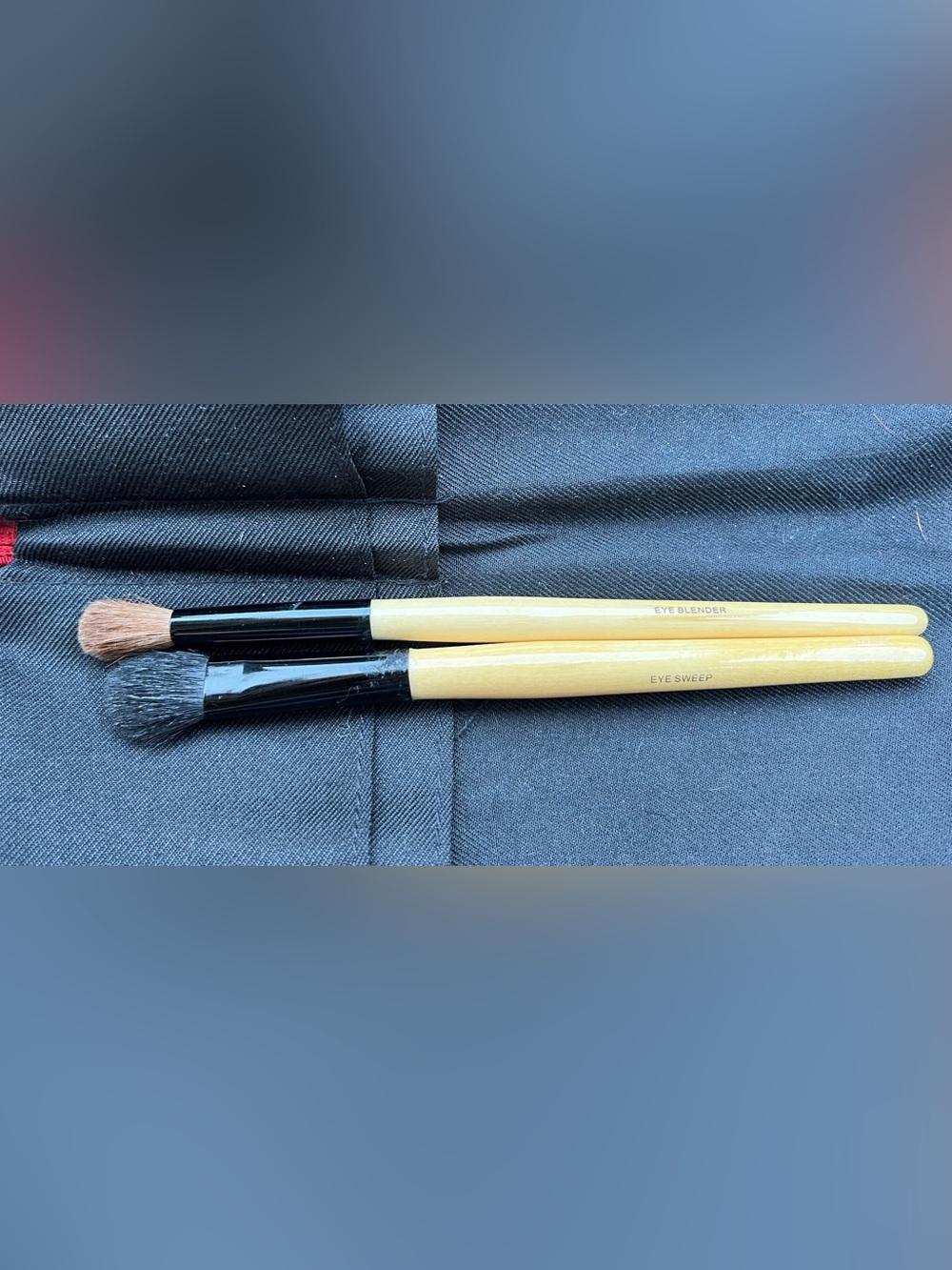Vintage Bobbi Brown 9-Piece Makeup Brush Set + Red Zip Case (Complete) - Picture 10 of 10